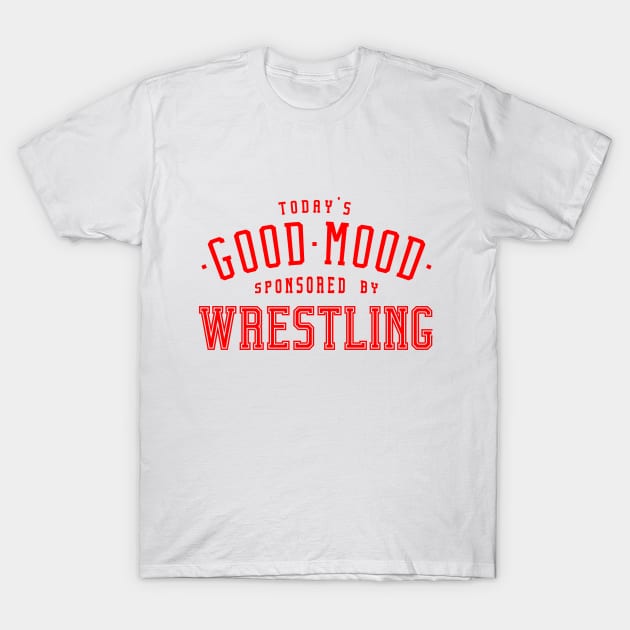 Good mood wrestling lettering - Wrestling Sport Design T-Shirt by MARCHY